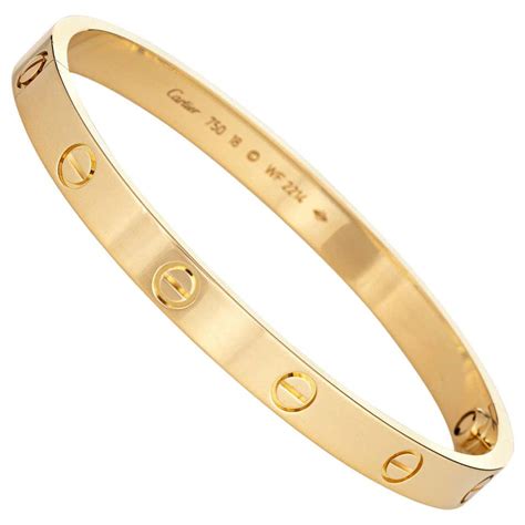 bangle bracelets cartier|pre owned cartier bangle.